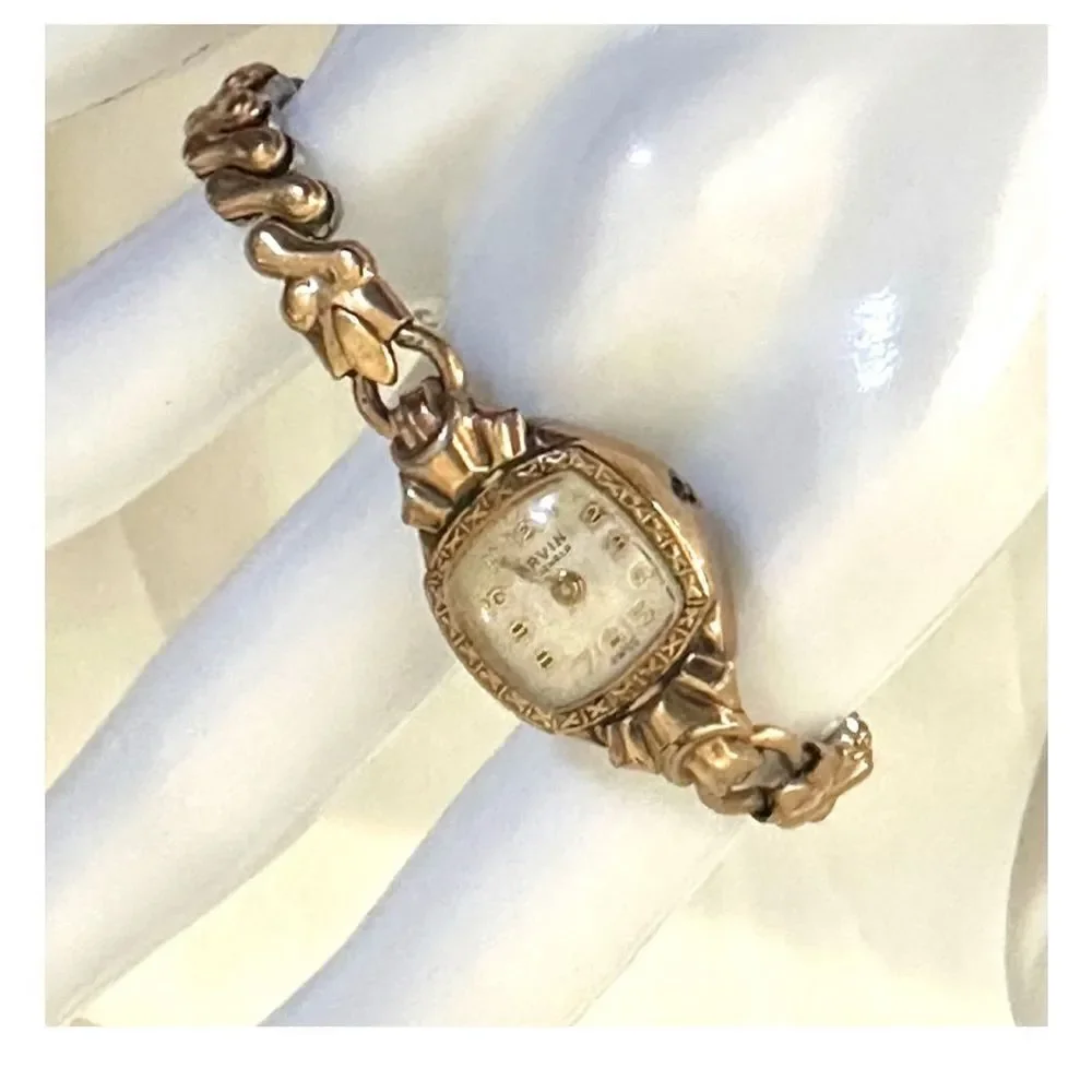Orvin Jewelers swiss stretchy 10k gold filled  watch